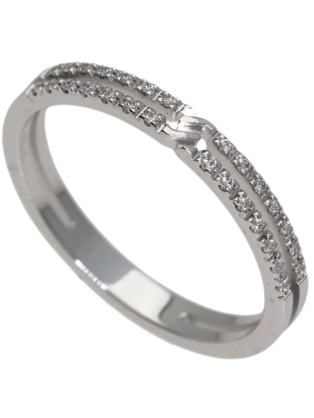 Gucci Infinity Diamond Ring 18k White Gold